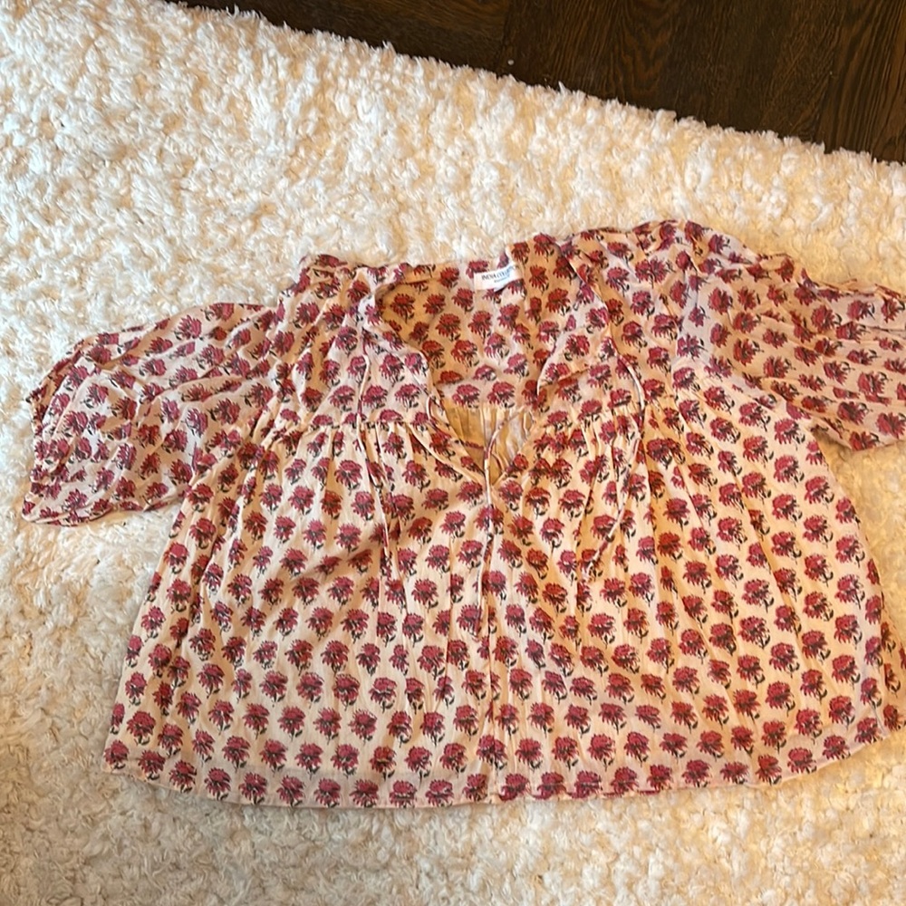 Emerson fry cropped flower blouse